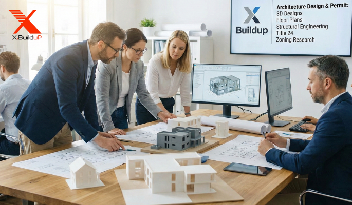 X Buildup costum architectural engineering Service LA